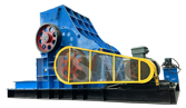 雙級粉碎機(jī)對(dui)輥破碎機(jī)(ji)、河(he)卵(luan)石製砂(sha)機(jī)、石頭(tou)製砂機(jī)